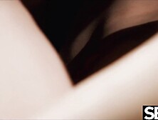 See these passionate lovers have wild sex and orgasm together