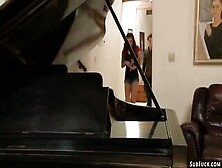 Piano Professor Ties And Fucks College Girl