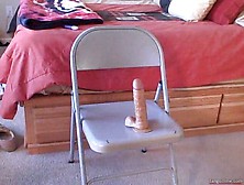 Homealone Wife Riding Dildo