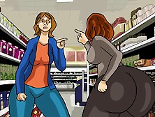 Big Booty Milf Mrs.  Keagan gets into trouble at the supermarket