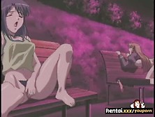 Fucking And Groping Two Hot Girls Outdoors - Hentai. Xxx