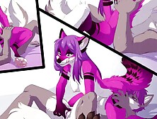 FURRY FRENEMIES TURNED FURRED COEDS WATCH AS THEY UNLEASH THEIR WILDEST VANITY ON TOUCHING SO HUMAN CASUALTIES!