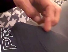 I love jerking off my hard penis in her daybed