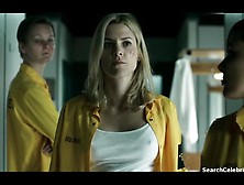 Maggie Civantos,  Olivia Delcn In Vis A Vis-S02E05 (2016). Mp4