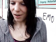 Normal German Cunt With Mouth Persuaded To Sex Casting On The Street