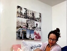 Anna Maria Old Hispanic new Bombshell pink panties