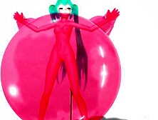 Imbapovi - Latex Suit Balloon Inflation