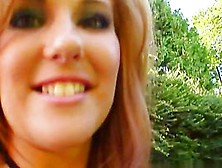 This cute little chipmunk cheeked babe starts off by showing off her sexy body.