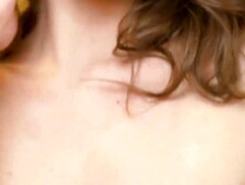 Seductive hottie toying her pussy while teasing