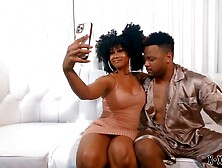 Sultry ebony MILF hot video