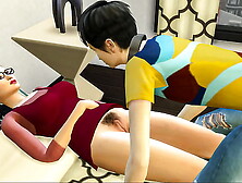 Chinese sleeping mom and her virgin stepson ( with voice over )