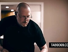 Perv step dad rides his lezbian step daughter Whitney Wright and her gf Paige Owens