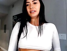Hot Brunette From Squirt Masturbating On Webcam