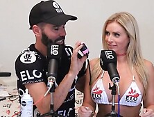 Huney Baked Titties Screws Elo Podcast In The Centre Of Interview