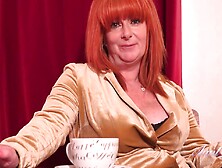 Dinner Date With Busty 56yo Redhead Melanie - Teaser Video