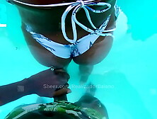 Cuck-old wifey released to spend the day with the director from Bahia,  ended up giving it to 2 dark homemade