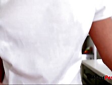 Feeling Up My mom Milf While She Cleans- Jordan Maxx