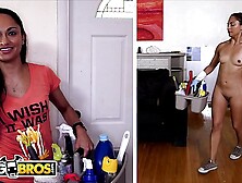 BANGBROS - Slender Hispanic Maid Valentina Vixen Mounts Her Client