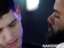 NAKEDSWORD Attractive Bastian Karim Takes Andy Rodrigues Raw Knob