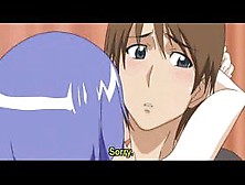 Big meloned hentai babe fingered in close-up