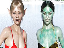 Callisto #16 3 Way With 2 Hottie Alien Chicks On Vacation