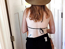 Jess and James playfully seduce the landscaper in a hot amateur roleplay