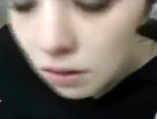 Gamestop employee gives oral-stimulation in bath