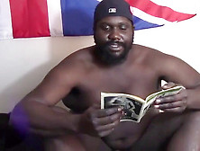 Chubby Big Black Cock Bear Jackoff Teasing Show