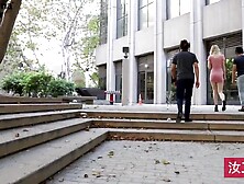 2 Oriental Lads Double Team Pinky Golden-Haired Honey - BananaFever