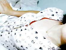 sexy student wearing white petticoat and sexy underware