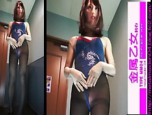 フィメールマスク動画25 ダンスレオタード01 Kigurumi Female Mask25 Dance Leotard 01