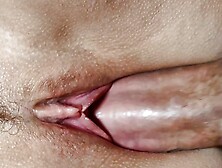 Close Up Pussy Fuck Creampie - I Cummed So Much That A River Of Cum Flowed Out Of Her.