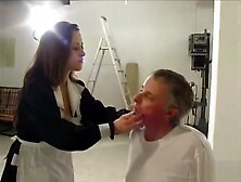 Erika Italian Face Slapping