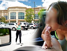Paid a attractive bitch from my gym to give me a ORAL SEX in the parking lot!