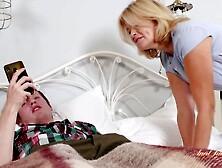 Aunt Judy's XXX - 55yo Huge Bottom Step-Aunt Diana catches her Step-Nephew masturbating