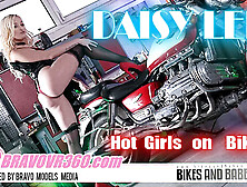 Daisy Lee in Blonde Stunner Gets Naughty in the Garage - BravoModelsMedia