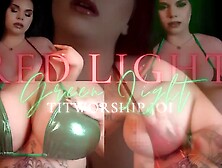 Red Light Green Light Tit Worship JOI (Topless) - ORGASM CONTROL GOONING EDGING CUM COUNTDOWN