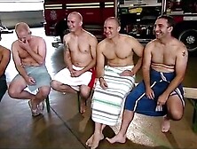 Father Bombeiros Get a Testicular Check-up by Amateur Therapist