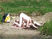 River Beach Oral Sex And Screw