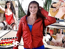 German Scout - Skinny Tall Teen Lana Lenani With Long Legs And Hair At Casting Fuck