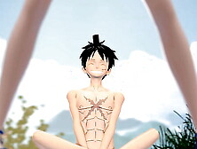Luffy and Nami Fuck in Wano [One Piece Hentai Parody]