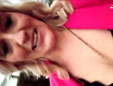 MILF Flashing Boobies in Public