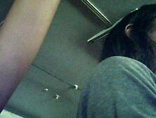 Candid Voyeur Of Latino Woman's Armpit On Bus 3