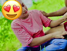 Desi village hottie gets her tight pussy nailed for the first time in the jungle