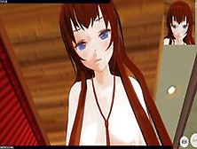 3D Hentai Pov Kurisu Makise Rides Your Dick (Steins Gate)