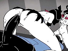 Uncensored Hentai Animation: Three-Way Cock Sucking With Mime & Dash - Hardcore Hentai Action