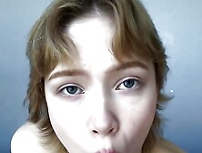 Wet Blowjob from 18 Year Old Blonde