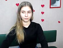 Young Ukrainian Girl Taliasunshin Poses On Webcam