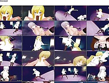 Takamine Noa x Kurosaki Chitose - Sexy Dance + Sex Scenes (3D HENTAI)