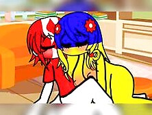 Canada helps his horny girlfriend